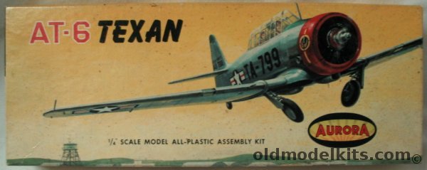 Aurora 1/48 AT-6 Texan, 70-79 plastic model kit